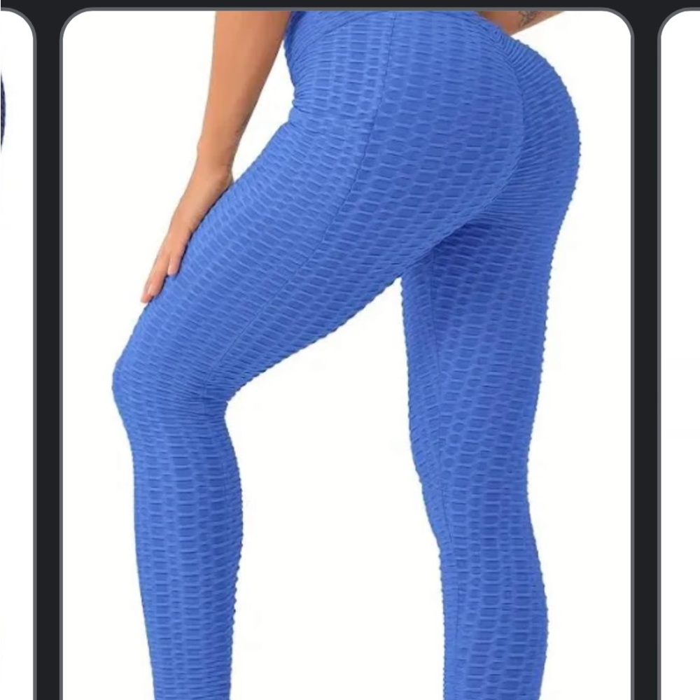 Viral tik tok leggings size small/medium royal blue